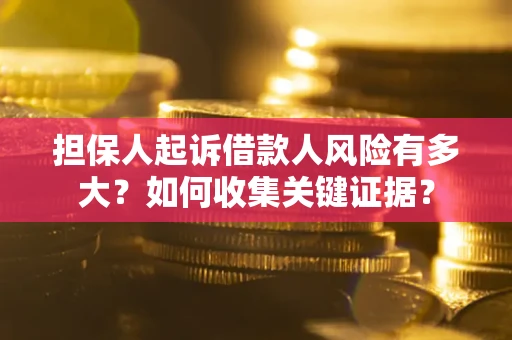 北京担保人起诉借款人风险有多大？如何收集关键证据？