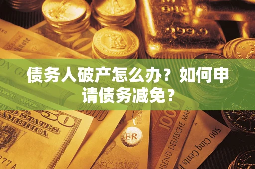 北京债务人破产怎么办？如何申请债务减免？