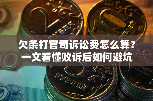 北京欠条打官司诉讼费怎么算？一文看懂败诉后如何避坑